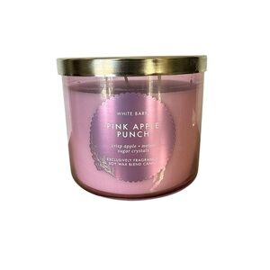 Bath & Body Works Pink Apple Punch (Melon) 3 wick Candle w/Essential Oils